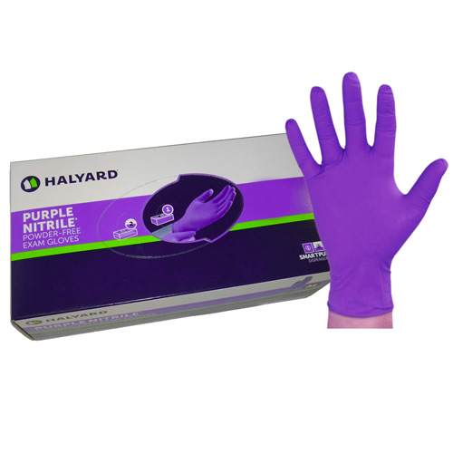 Halyard nitrile hot sale gloves